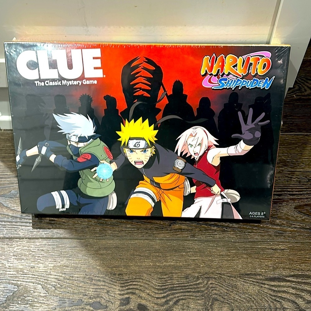 CLUE board game by hasbro Naruto Shippuden Edition! NIB